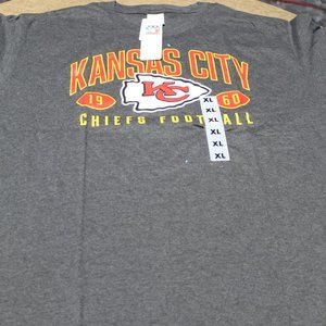 Kansas City Chiefs T-Shirt Men Team Apparel, NFL Licensed X Large NWT